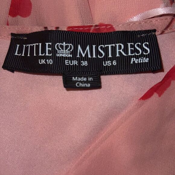 ✨ Flutter Sleeve Mini Dress In Poppy Print-multi✨ - Picture 4 of 4